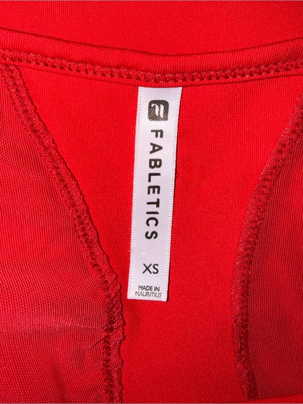 Fabletics Bright Red Racerback Tank - Picture 3 of 3